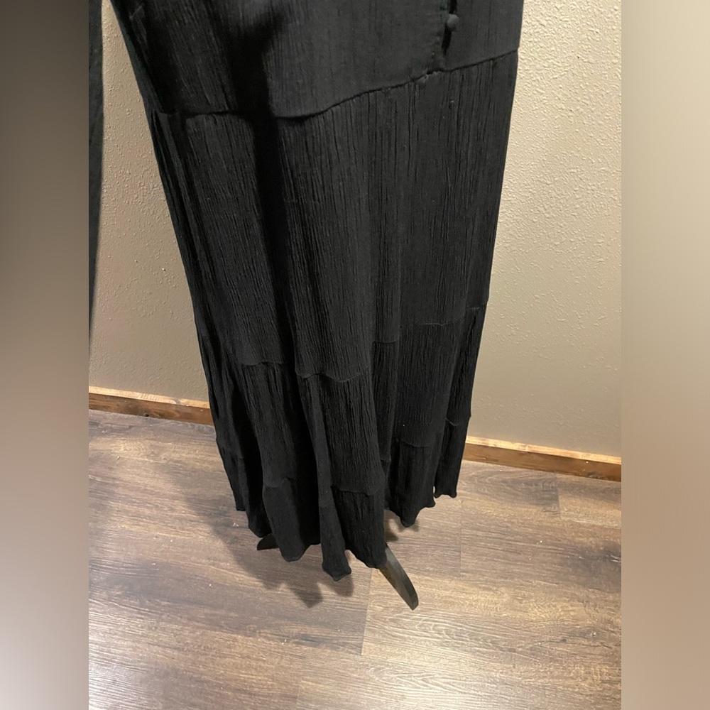 Loft Black Dress long sleeve -Size Small - Picture 7 of 11